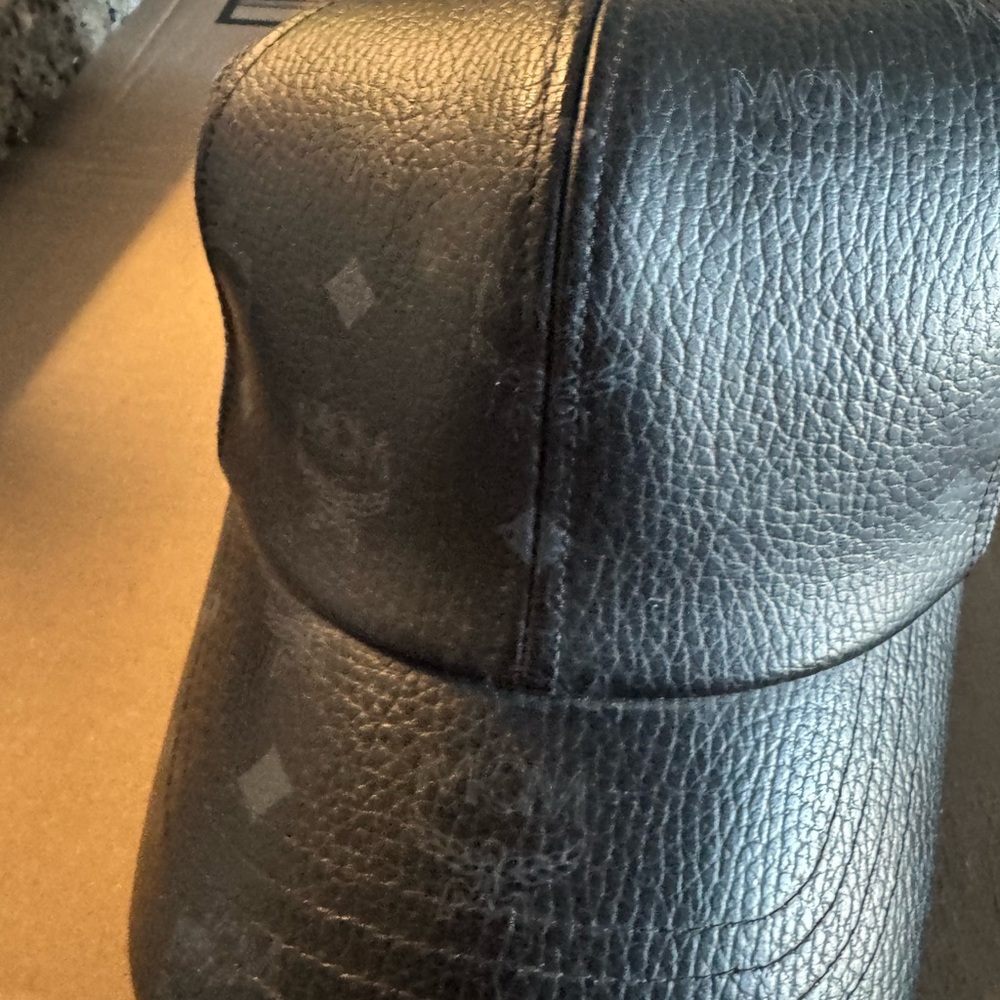 MCM Black and Gold Cap